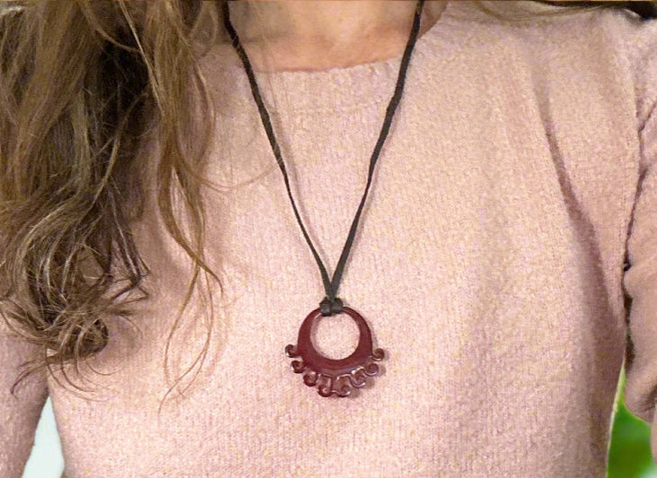 Buffalo Horn Necklace - SMALL
