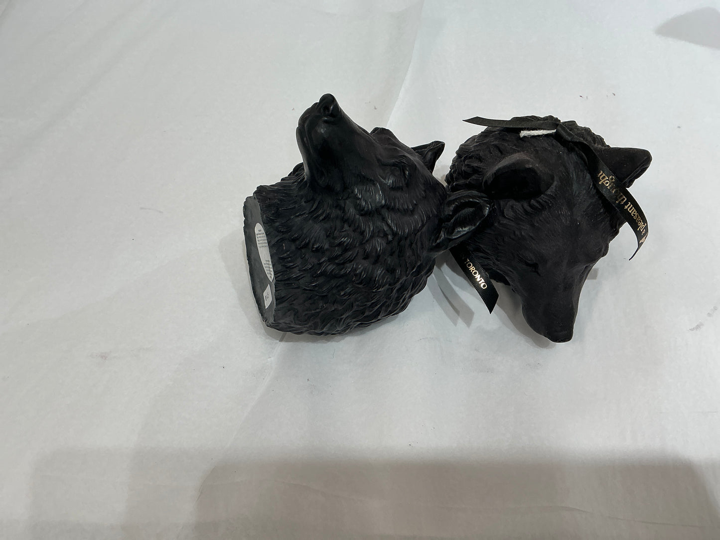 Black wolf candles