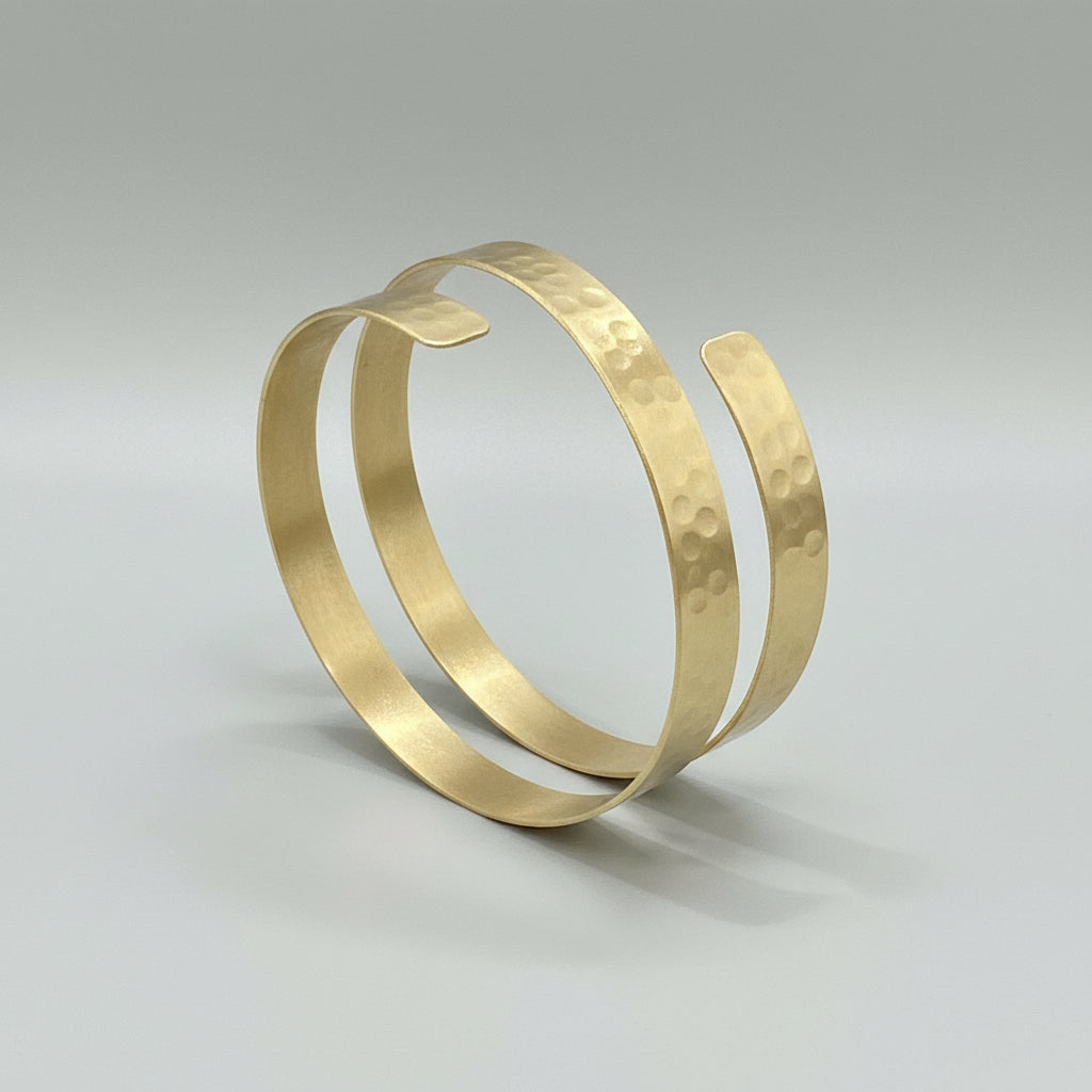 Wrap cuff brass