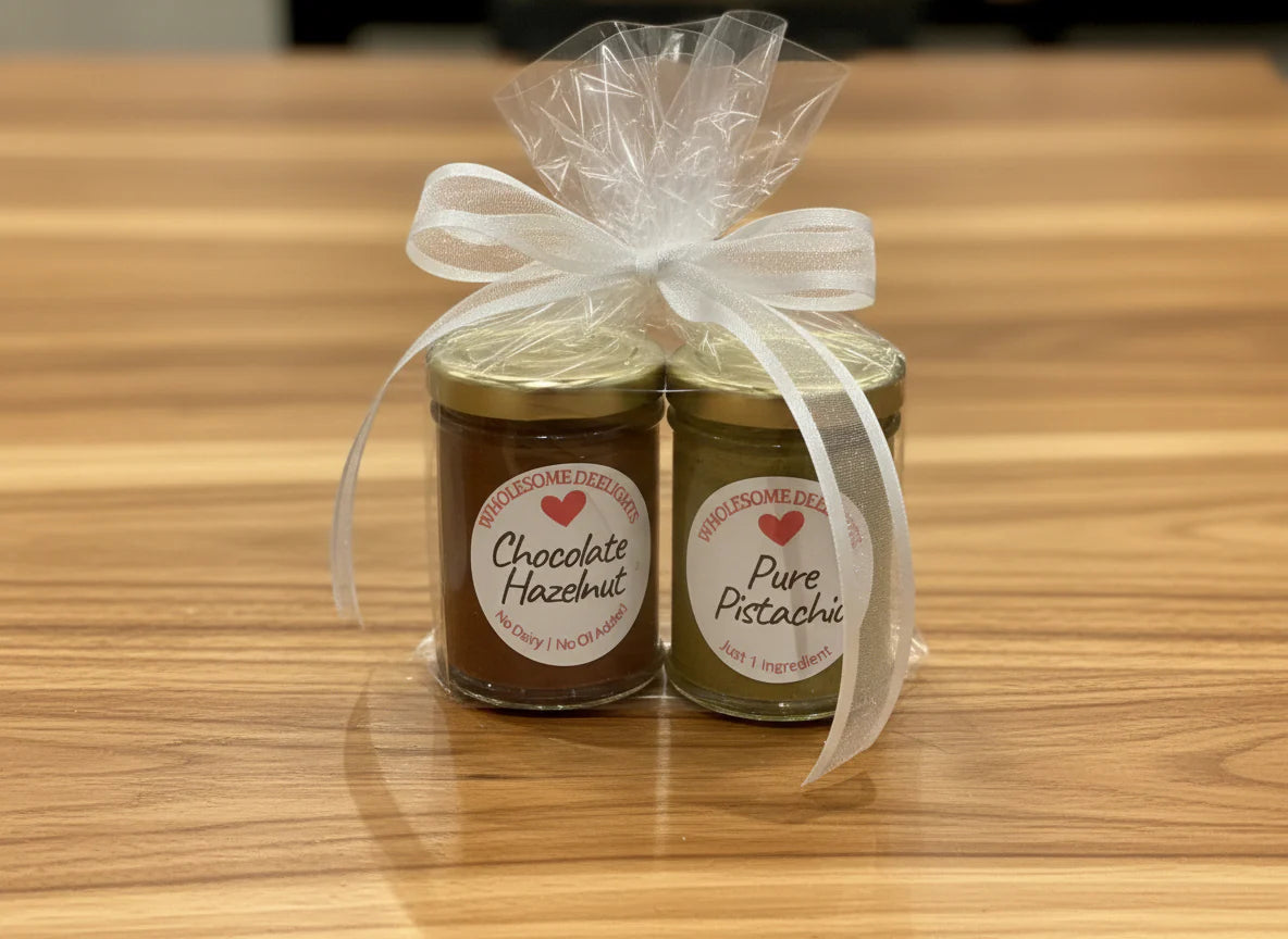 Wholesome DeeLights - Set of 2 Chocolate Pecan Pure Pistachio
