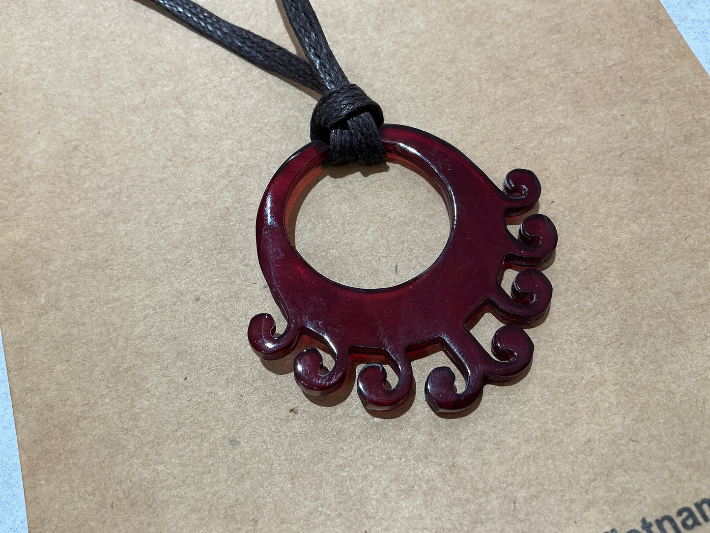 Buffalo Horn Pendant - SMALL