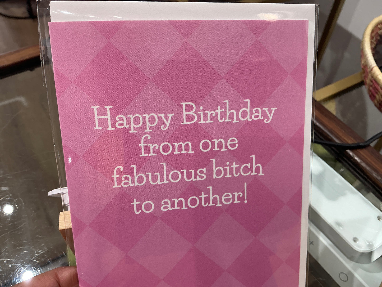 Happy birthday from one fabulous bitch to another