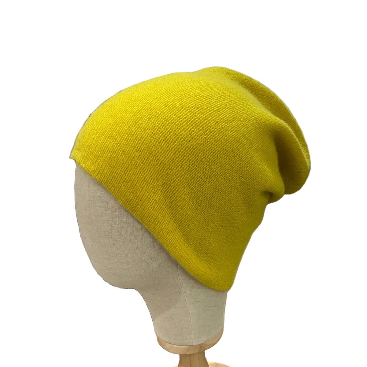 100% Pure Cashmere Hat Yellow