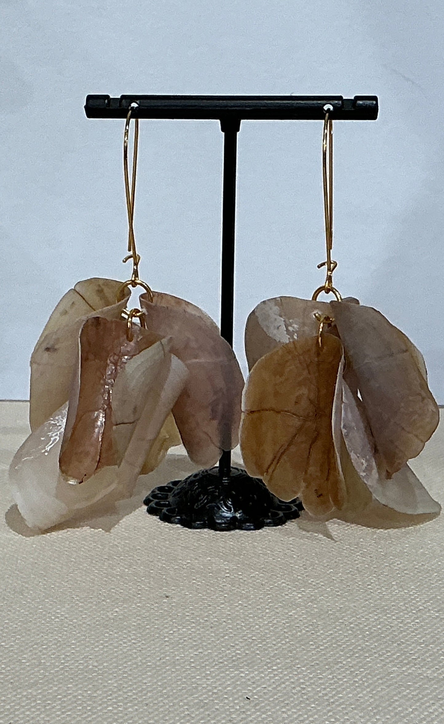 Medium cluster drop earring