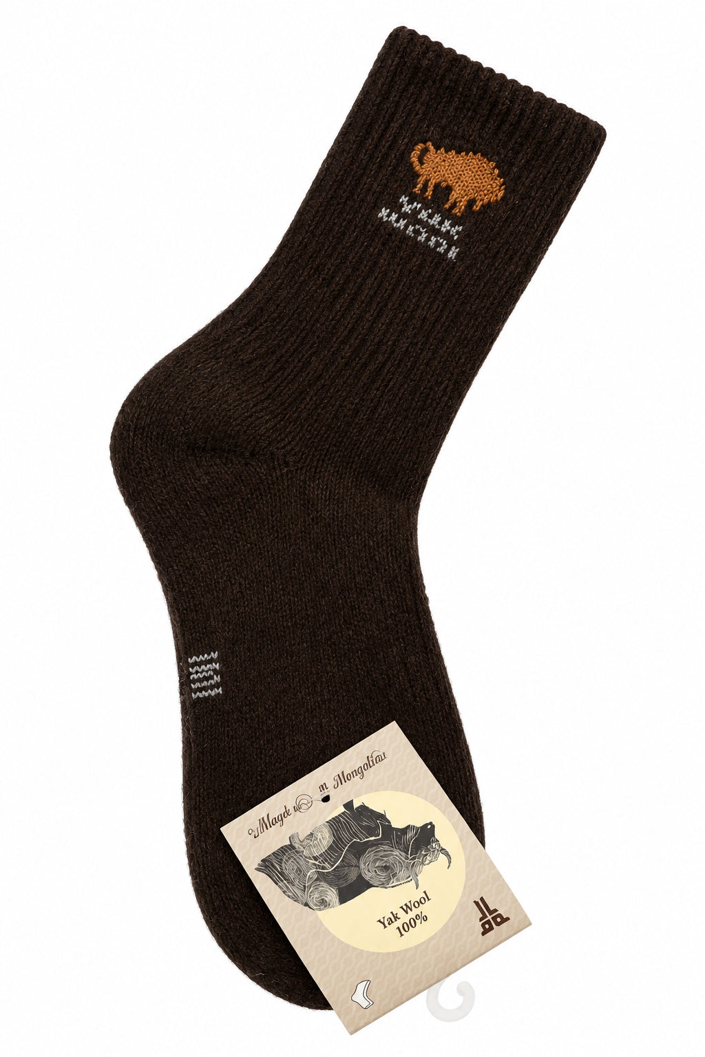 Yak wool socks, warm and thick