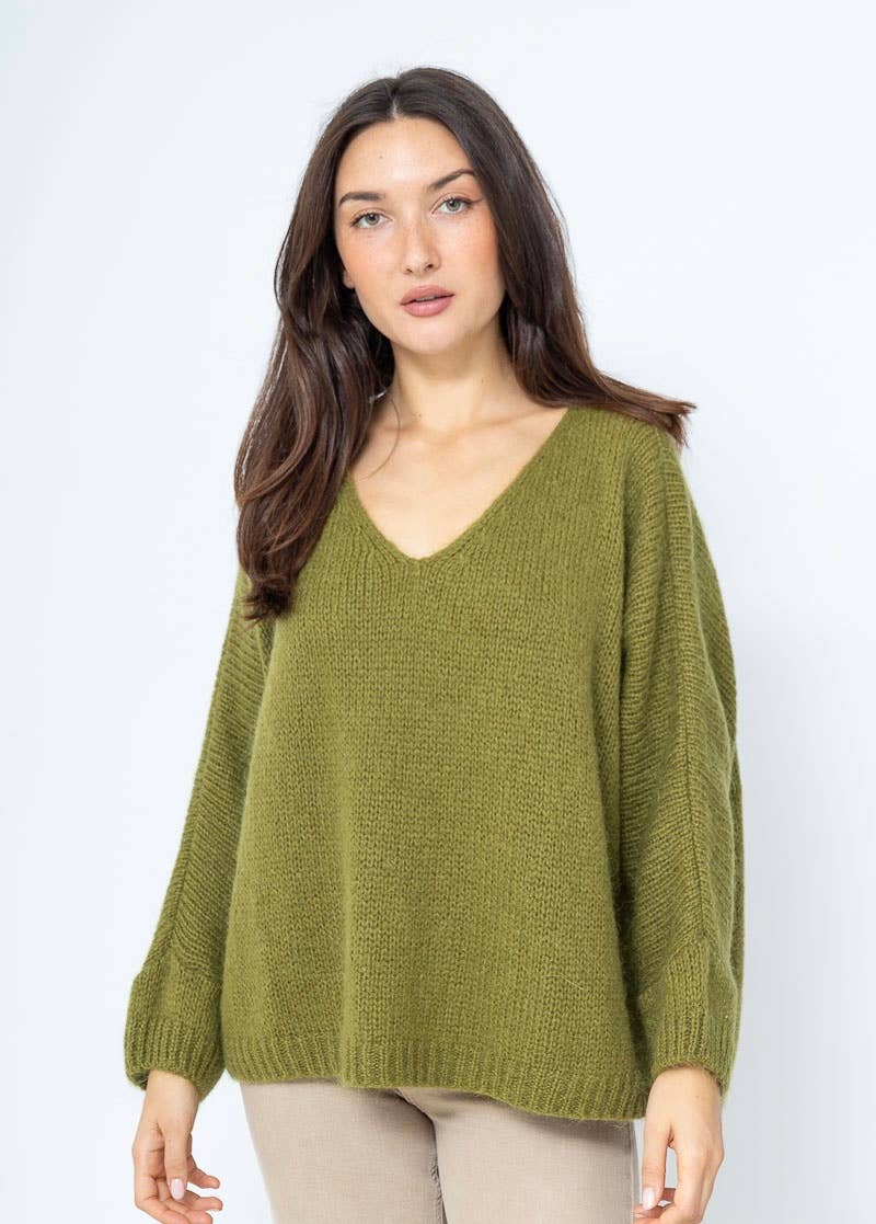 7522 SWEATER: SALMON