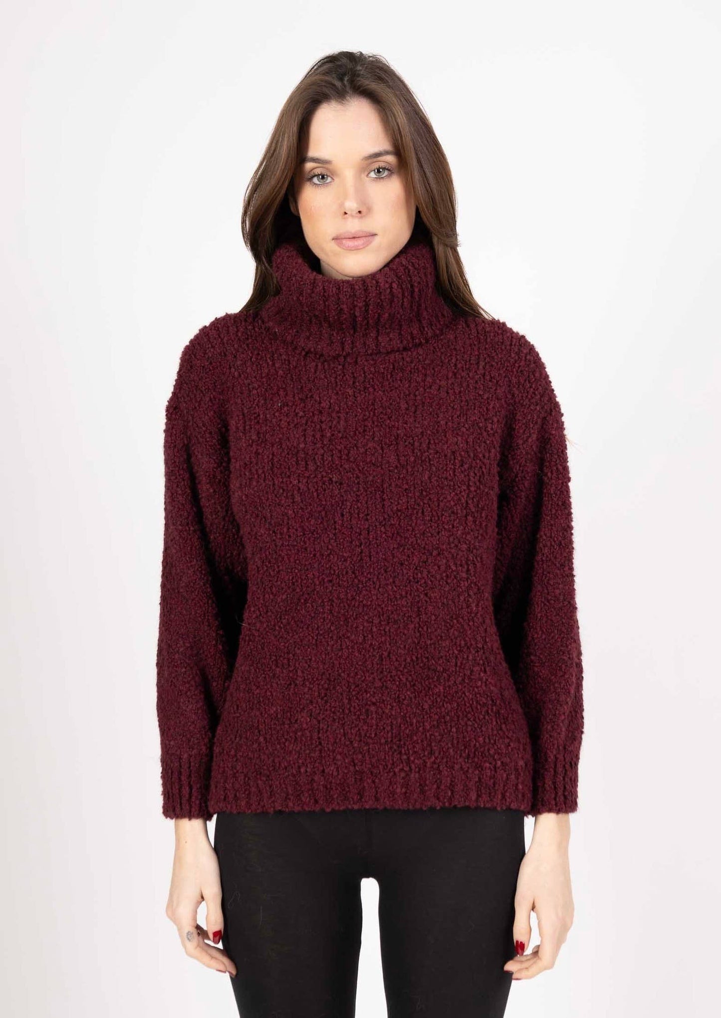 9241 SWEATER FALL WINTER CLOTHING: Orange