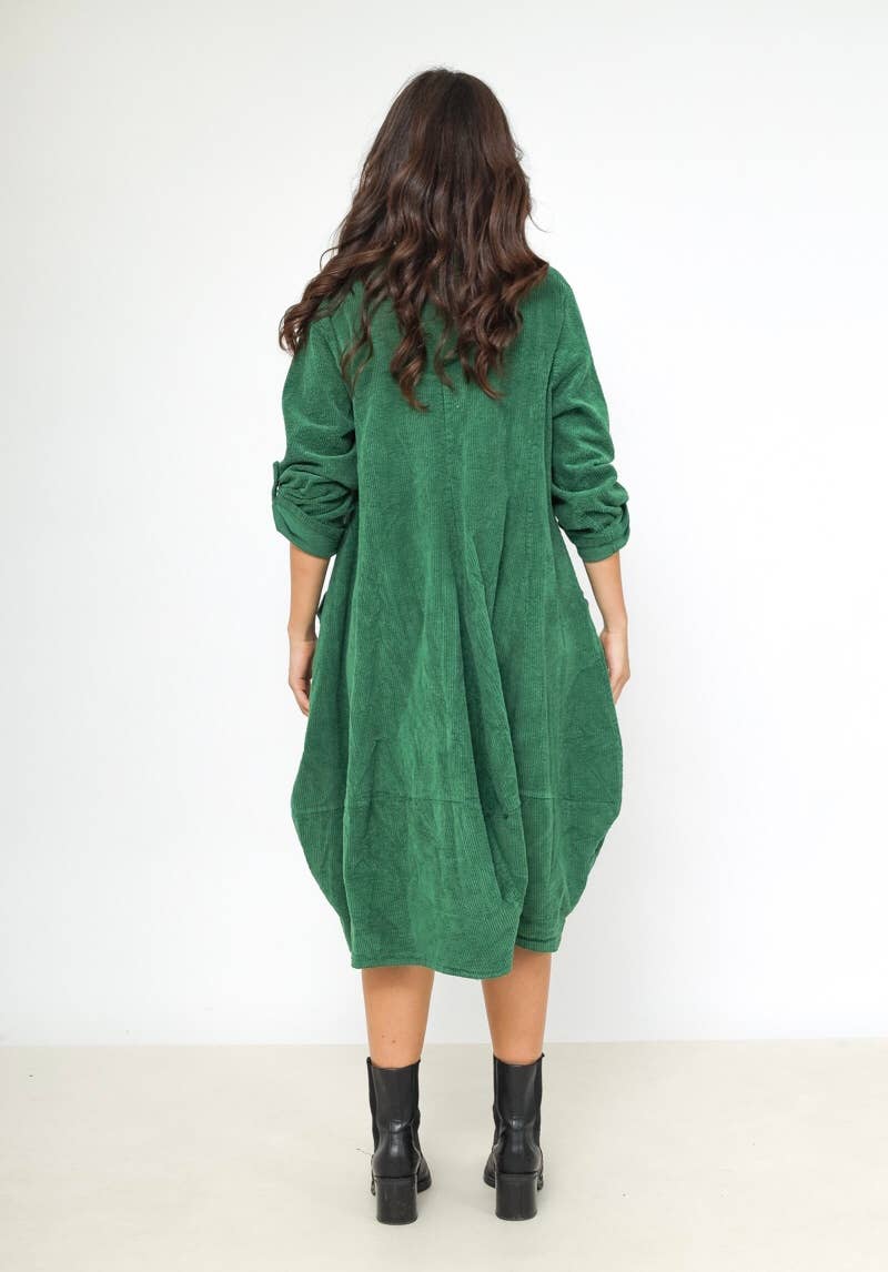 LONG VELVET DRESS 277 FALL WINTER CLOTHING: MUSTARD