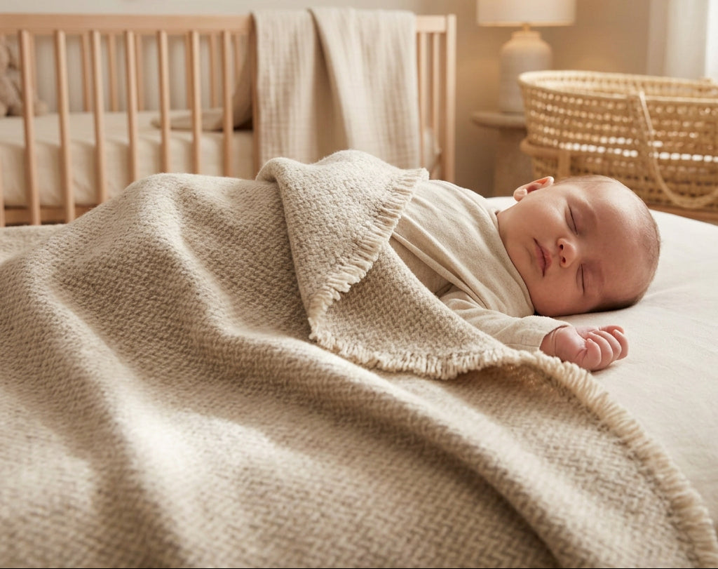 Natural Thick Baby Cashmere Blanket