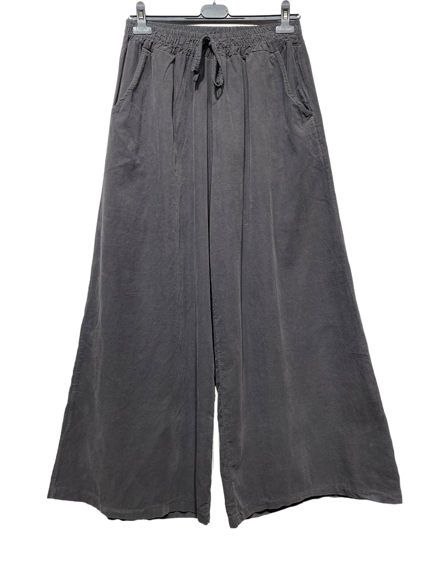5299 PANT IN VELVET FALL WINTER CLOTHING : NAVY