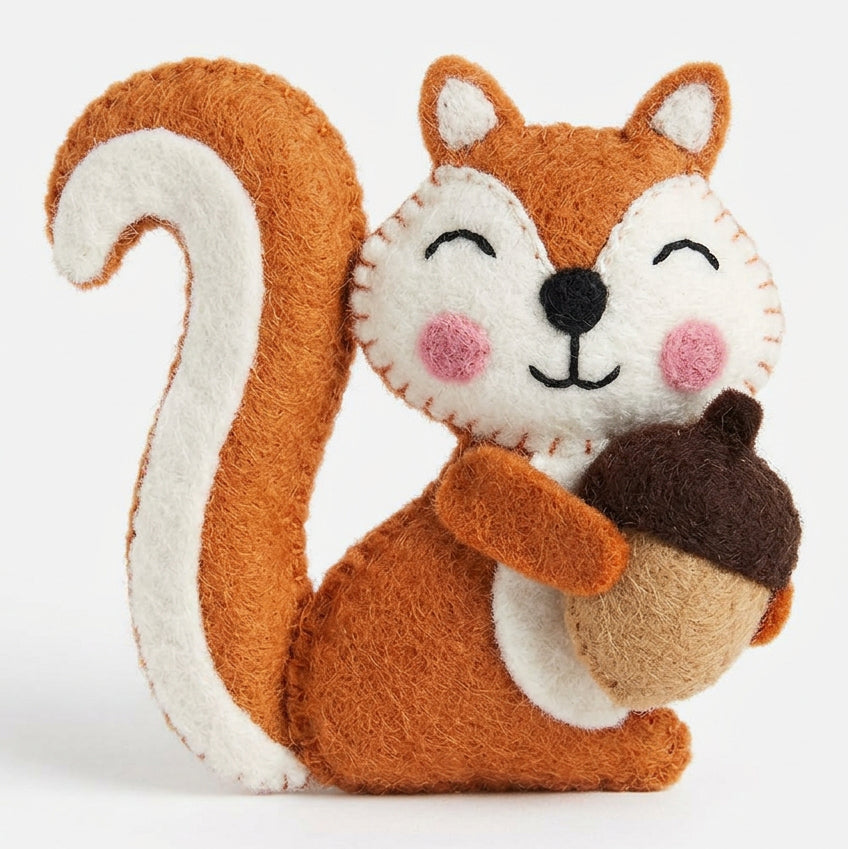 Wool Chipmunk Ornament