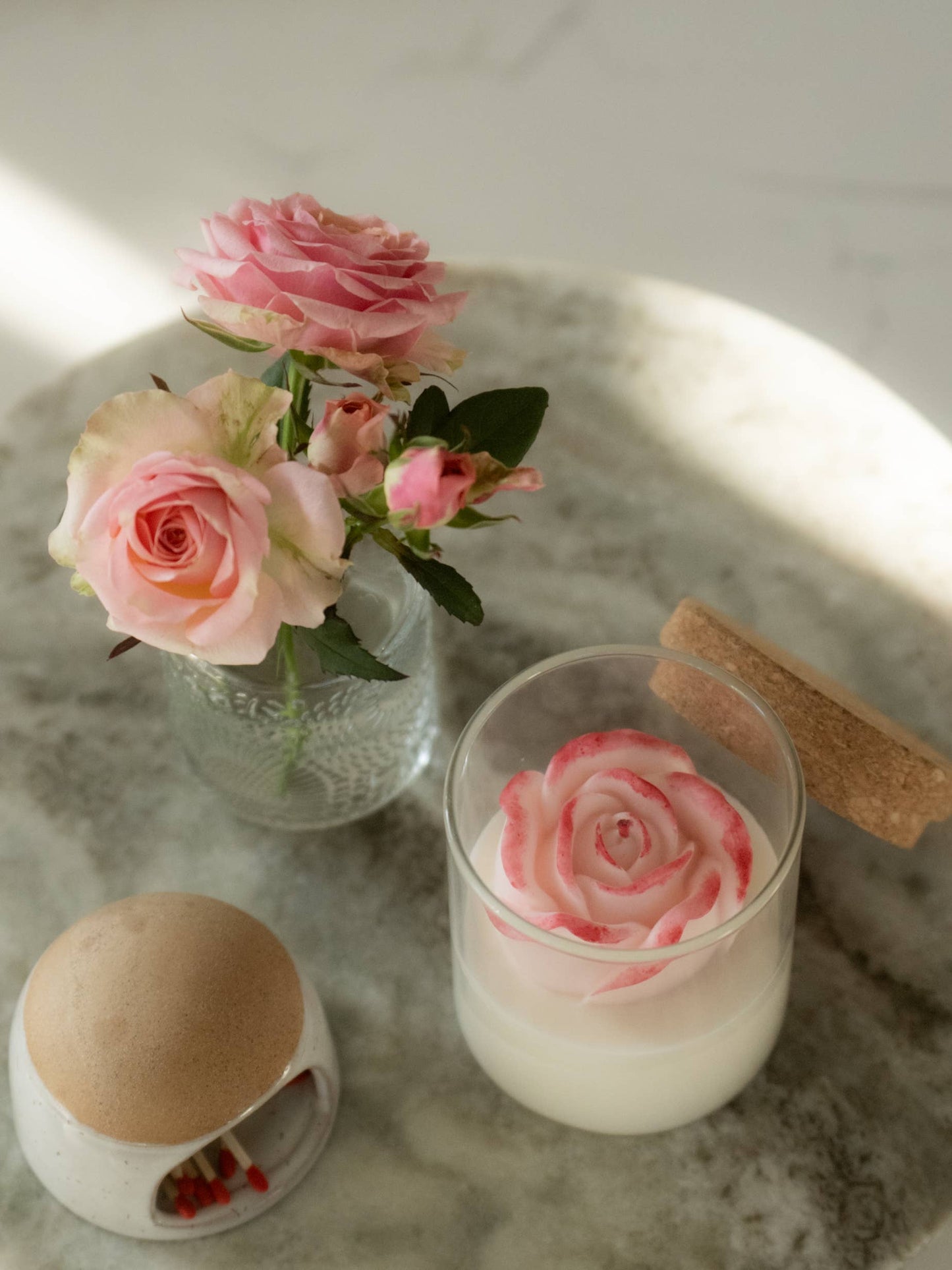 Rose Soy Candle: Poseidon Rose