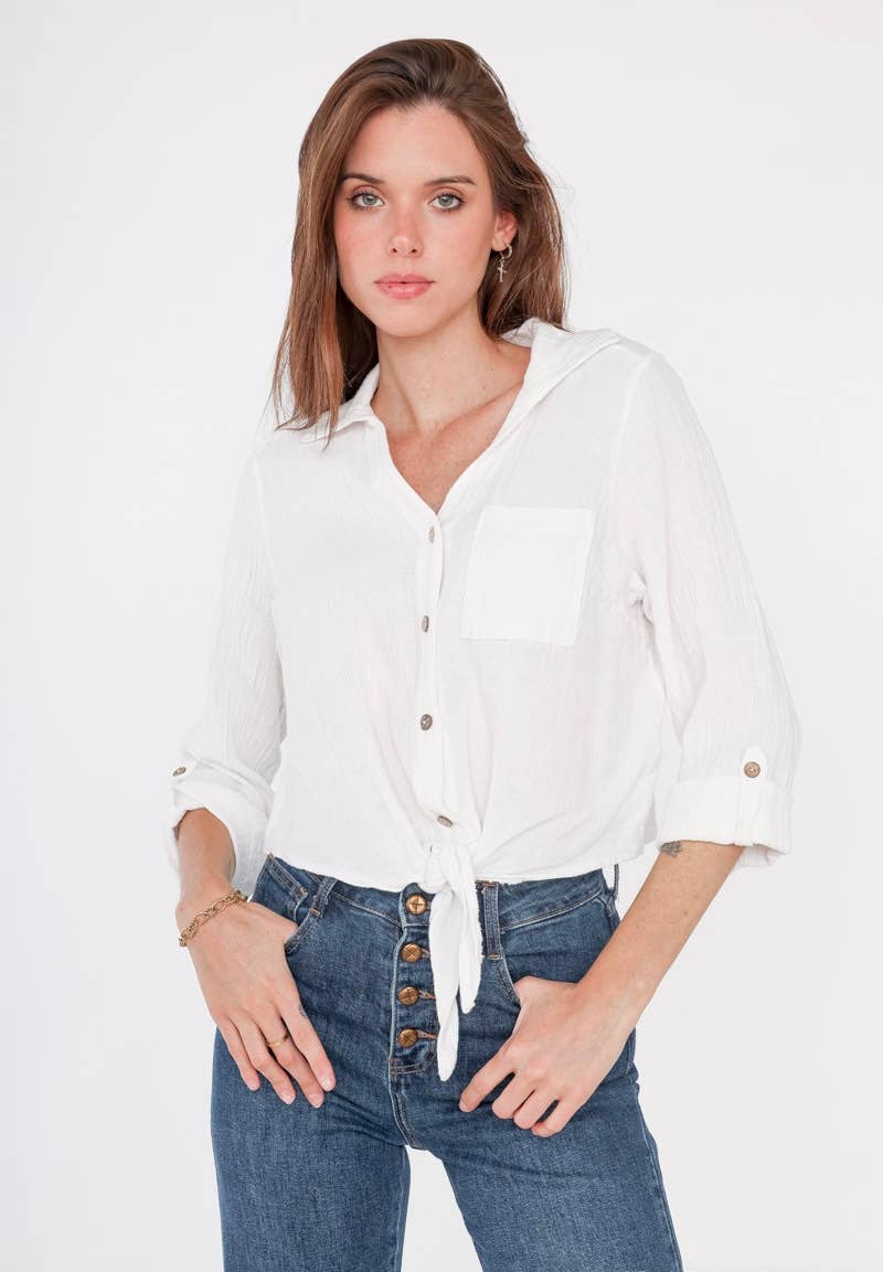 LINEN VEST 3025 MY VEST: NAVY