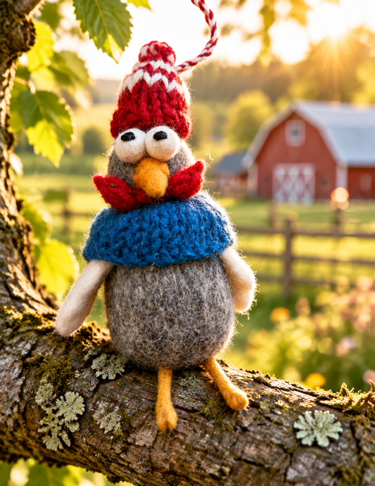 Funky Chicken Ornament