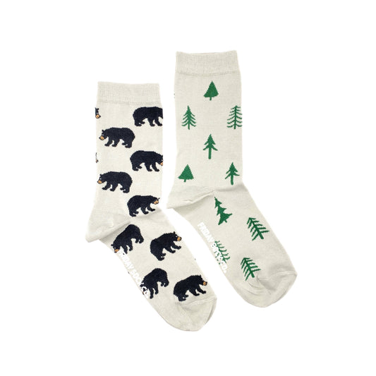 Women’s Women's Bear & Tree Socks: Women’s 5 – 10