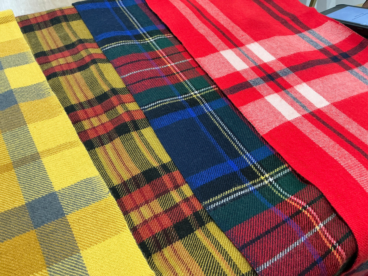 Tartan Cashmere Scarf - SALE