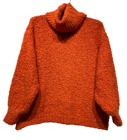 9241 SWEATER FALL WINTER CLOTHING: Orange