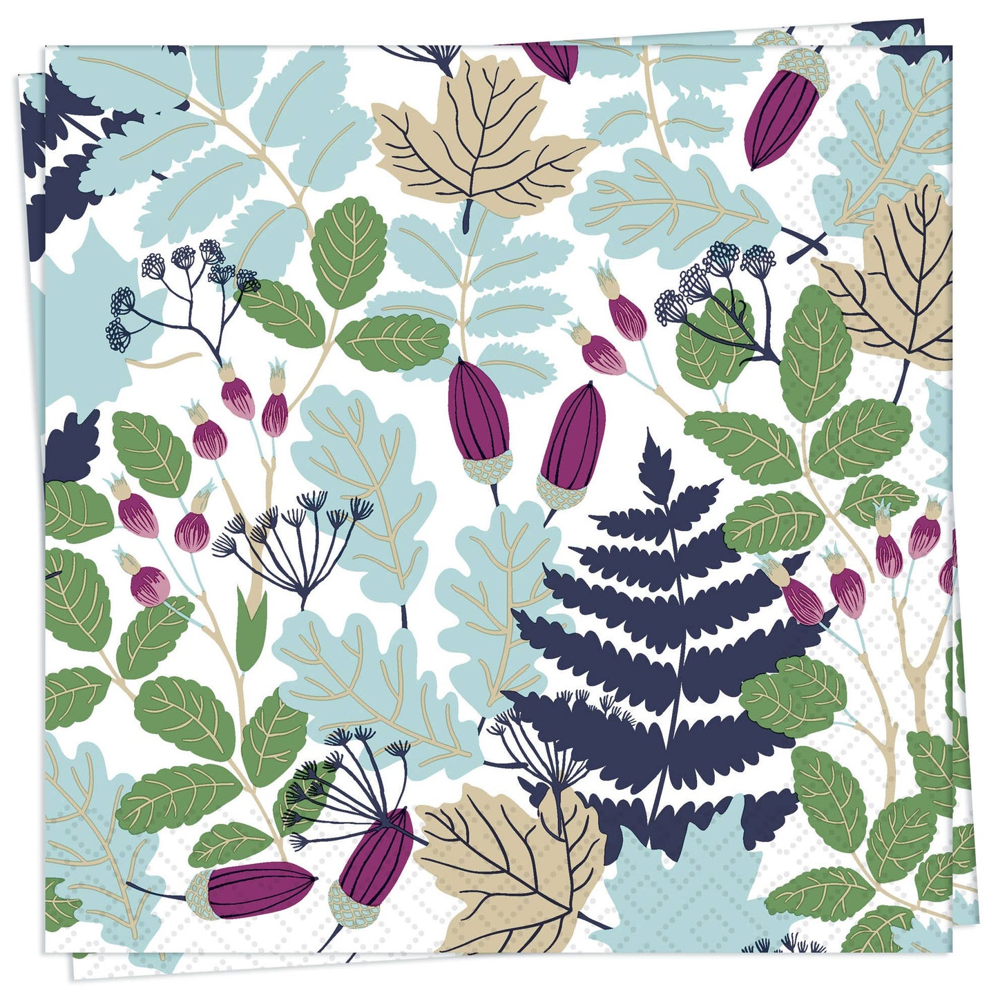 Magic of Leaves - Luncheon Napkin
