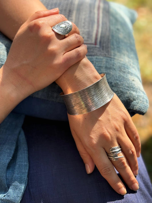 Wrapped Leaf Ring TR173