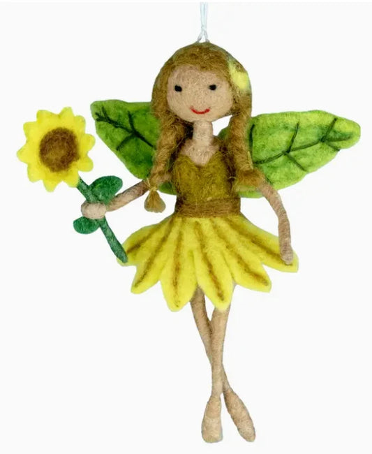 Sunflower Fairy Ornament