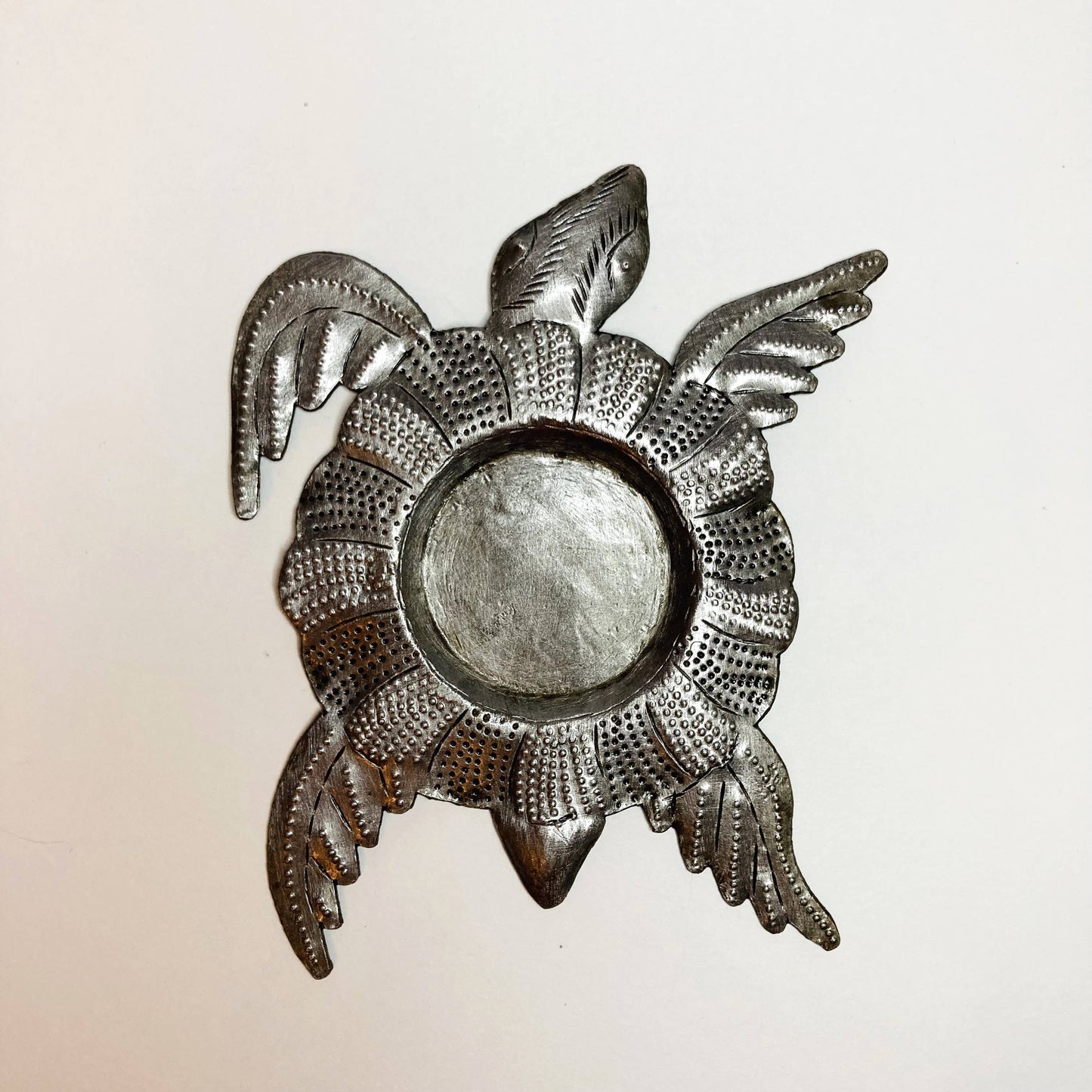 Metal Tealight Plate - Turtle: Yes