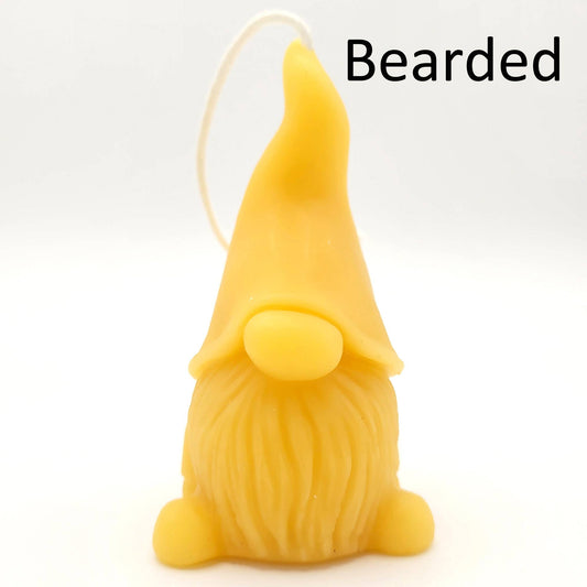 Beeswax Candle- Little Gnomes: Bearded Gnome