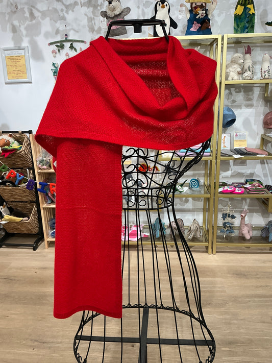 Jali Design Pure Cashmere Knitted Scarf