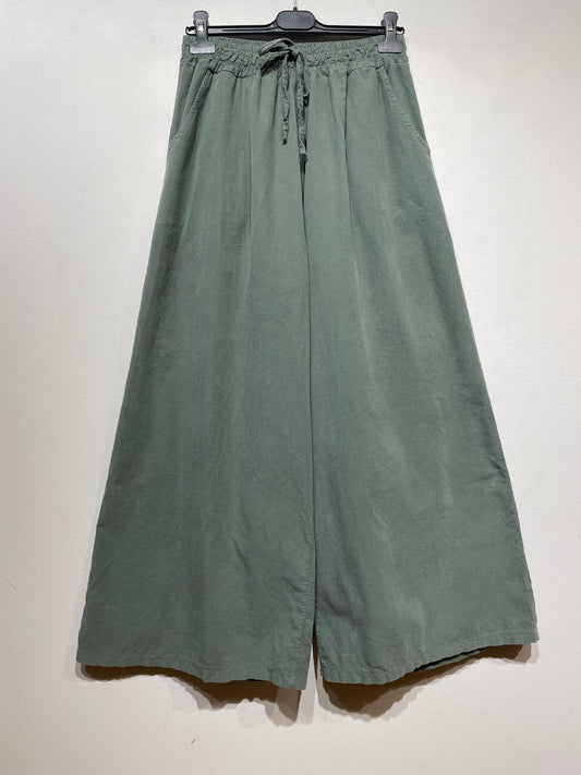 5299 PANT IN VELVET FALL WINTER CLOTHING : KAKI CLAIR