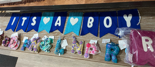 Gender felt banner