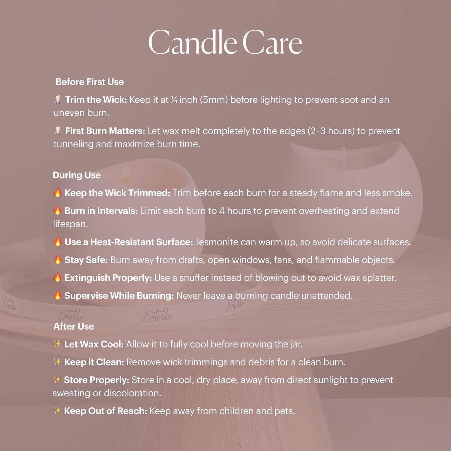 Lotus Jar Soy Wax Candle: Handmade Jesmonite Vessel, Wood Wick: Lavender & Sea salt