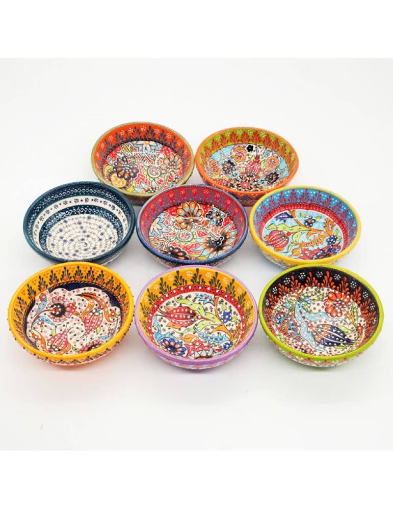Turkish Ceramic 5" Bowls Garden