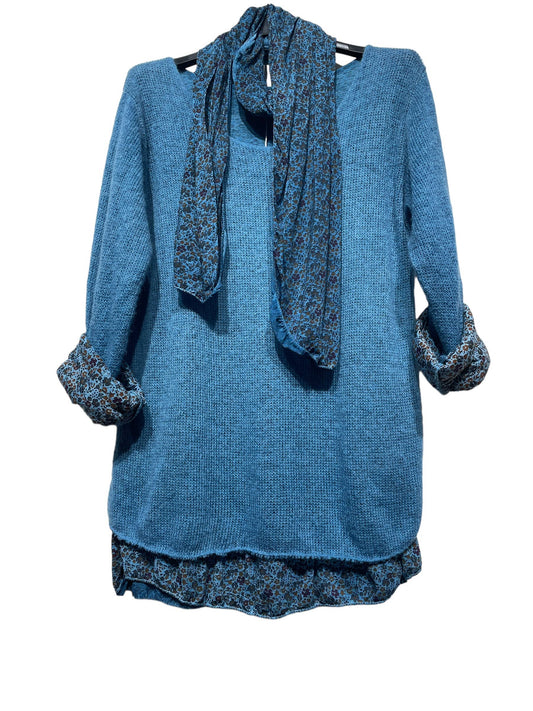 Tunic with scarf 1111 SPRING SUMMER CLOTHING: DUCK