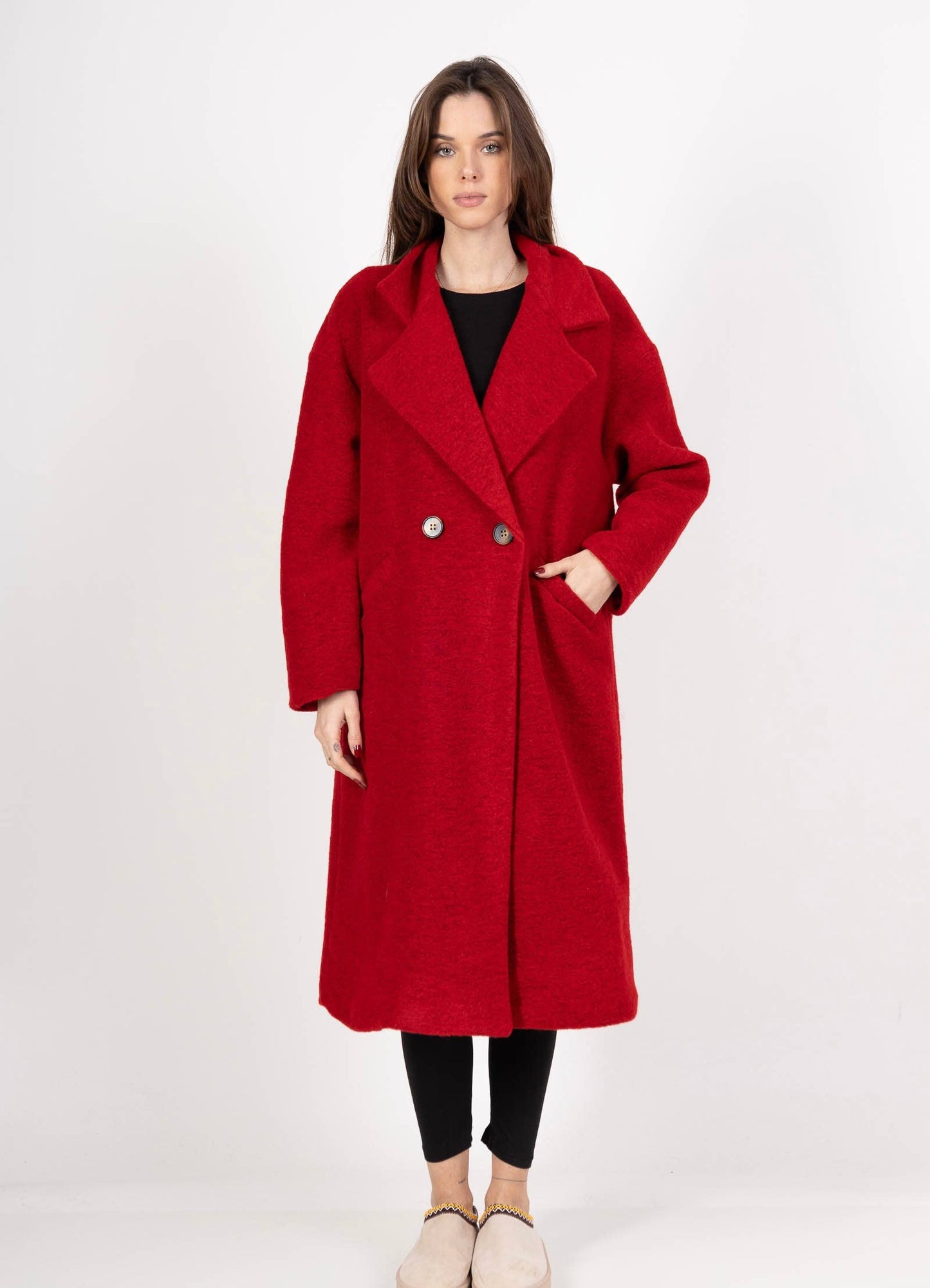 50706A COATS FALL WINTER CLOTHING : FUXIA