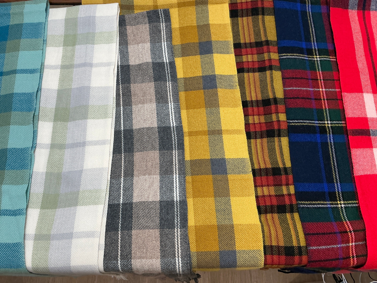 Tartan Cashmere Scarf - SALE