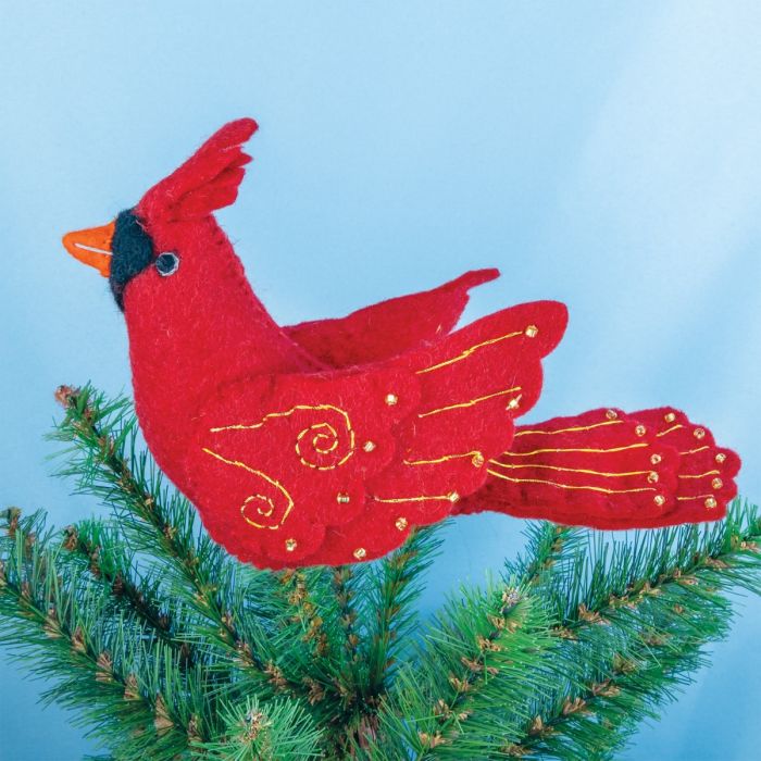 Cardinal Tree Topper