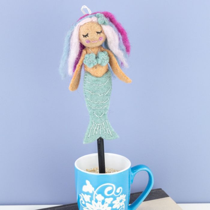 Mermaid Finger Puppet Ornament