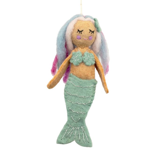Mermaid Finger Puppet Ornament