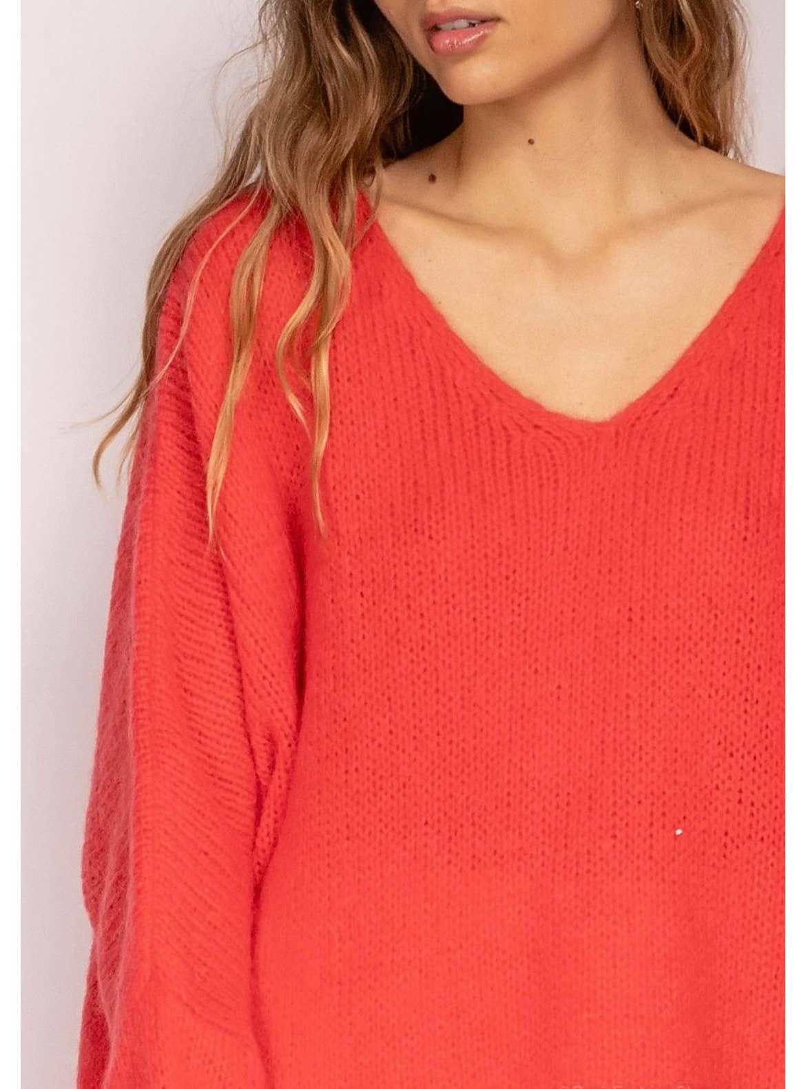 7522 SWEATER: SALMON