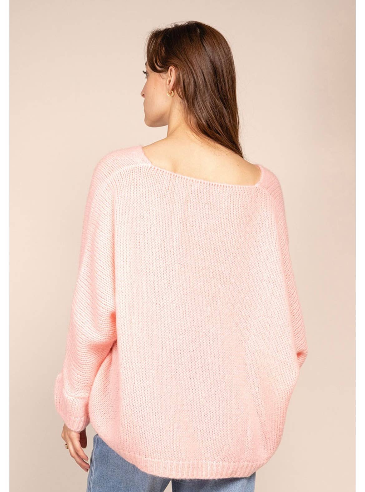 7522 SWEATER: RED ORANGE