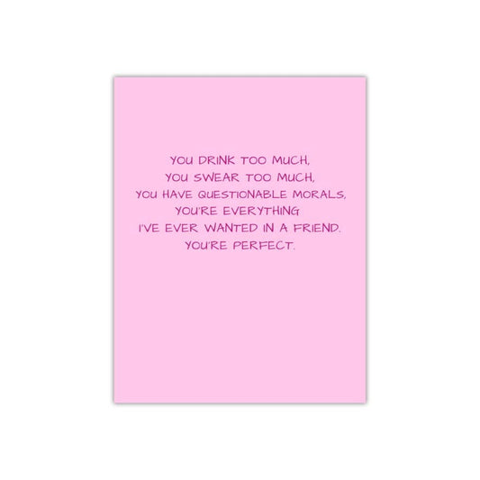 You're Perfect Card