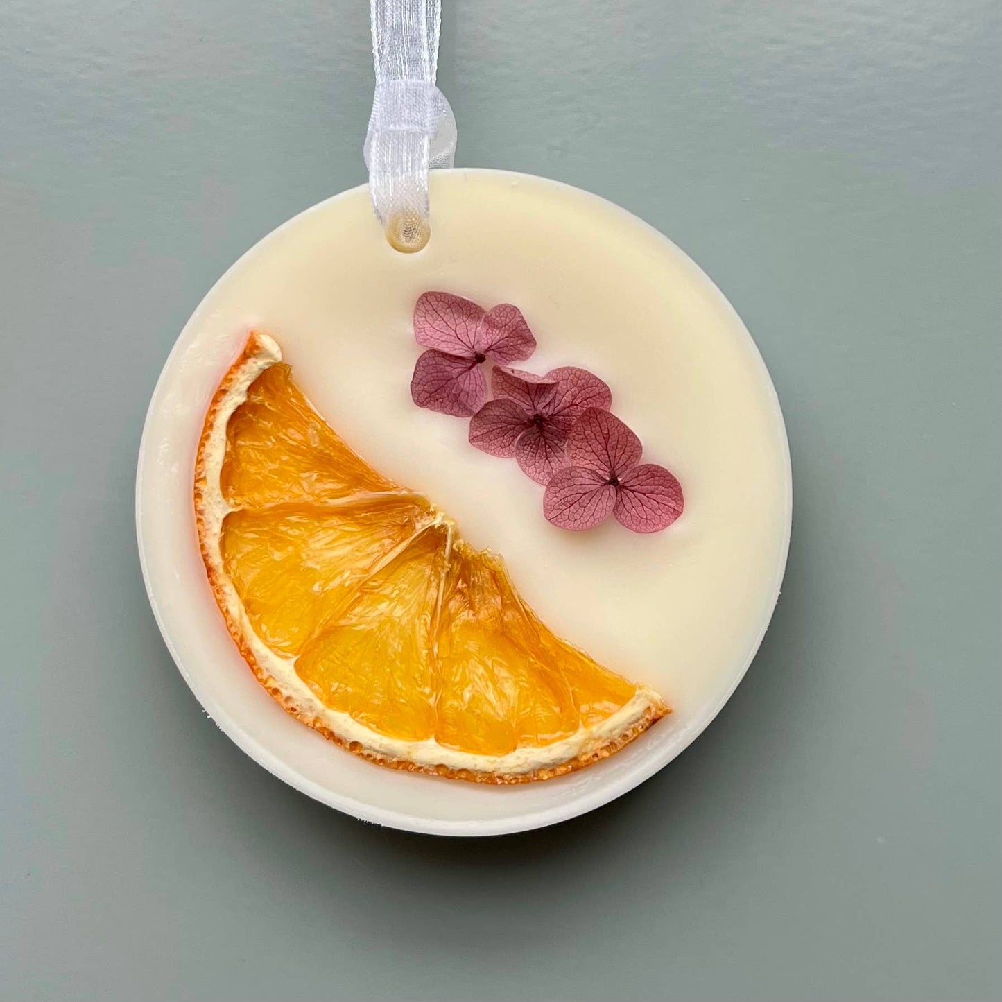 Scented Wax Sachet | Christmas Scented Candle Ornament: Clementine & Sage / Christmas edition