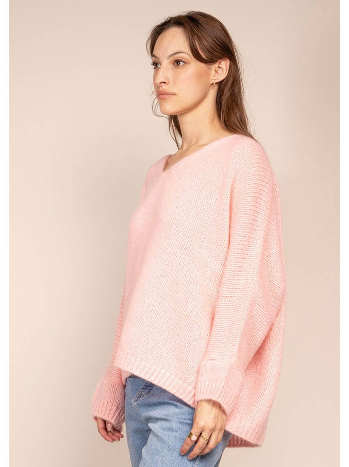 7522 SWEATER: VX PINK