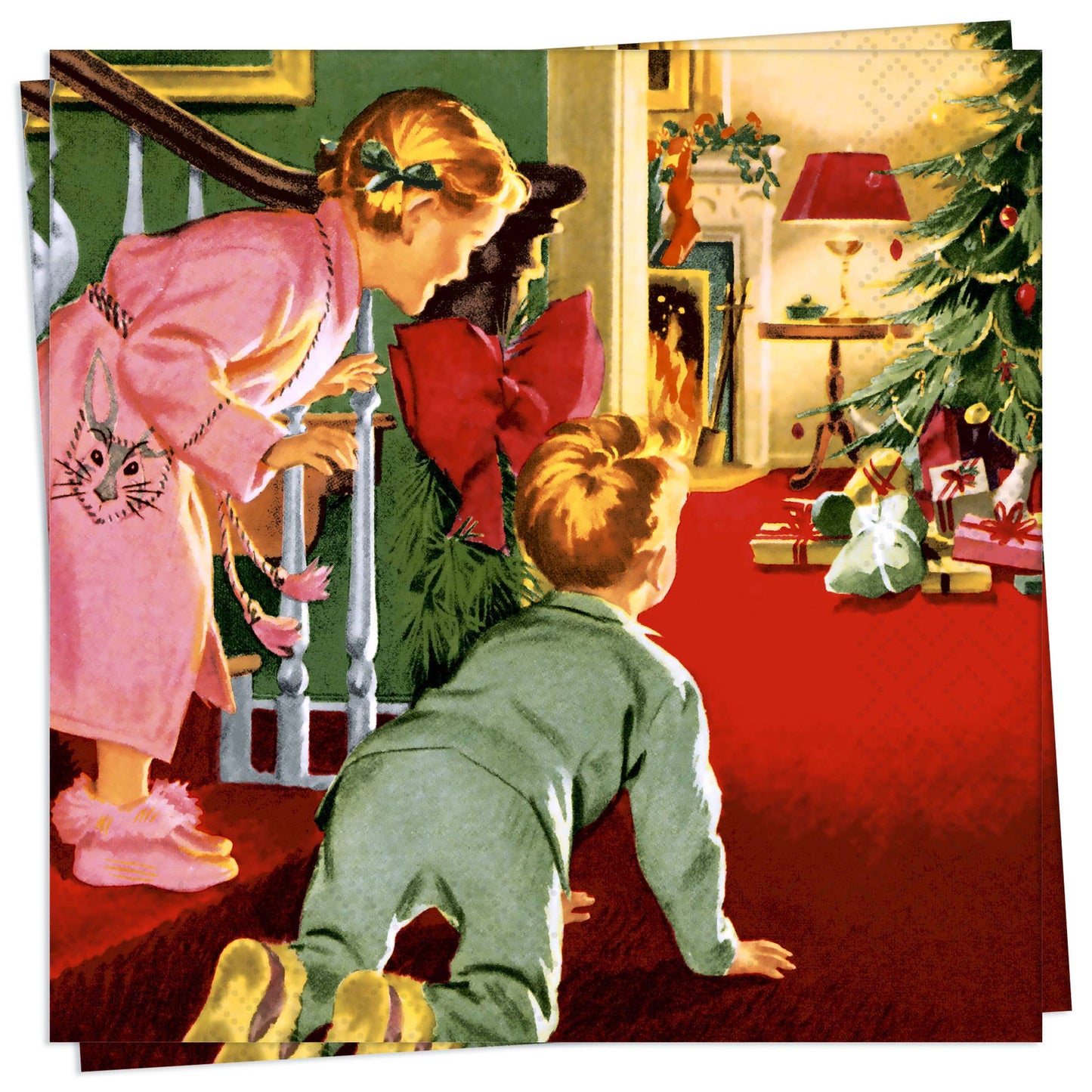 Vintage Children - Luncheon Napkin