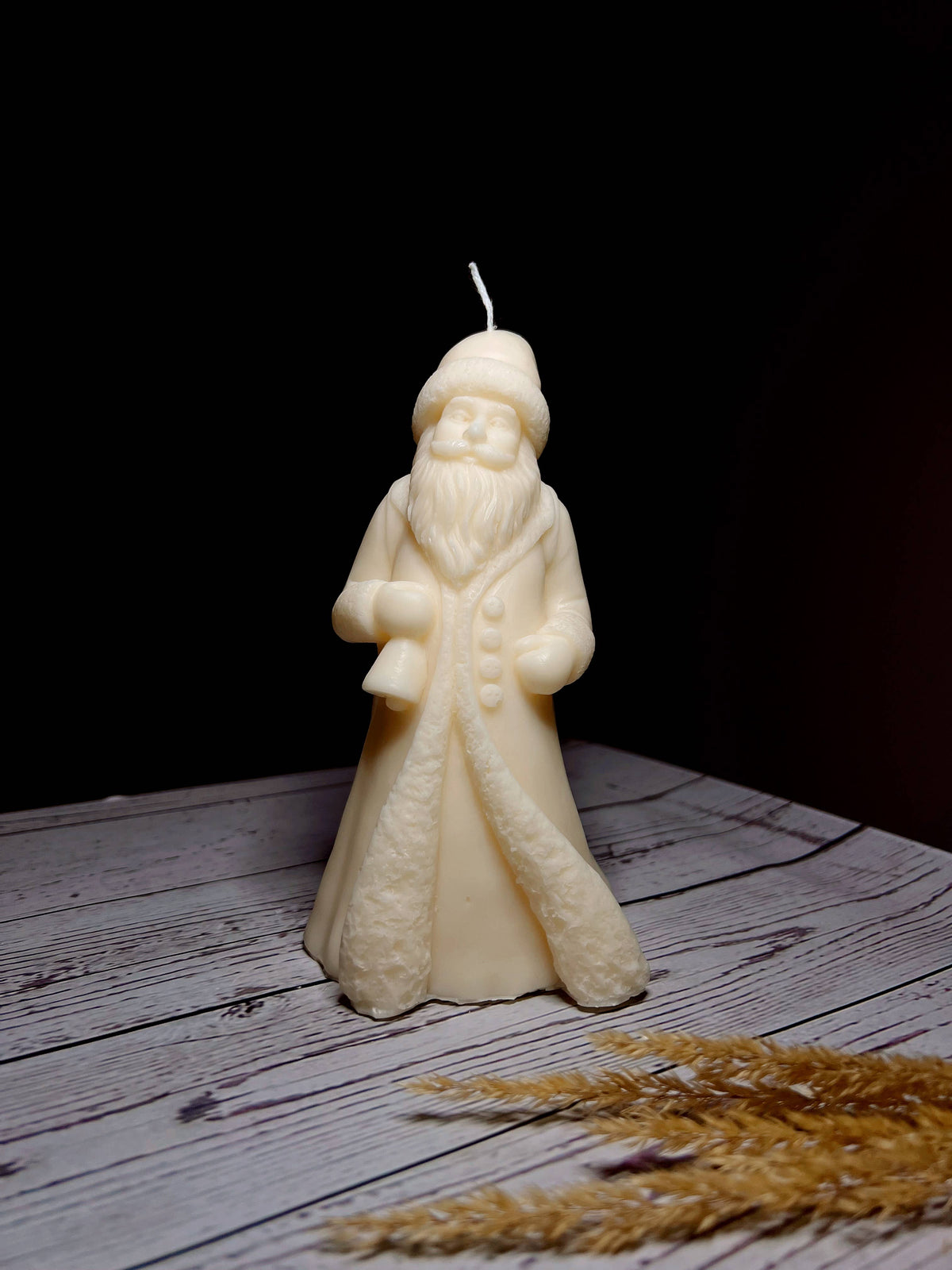 Santa Claus Candle - Whimsical Design: Unscented