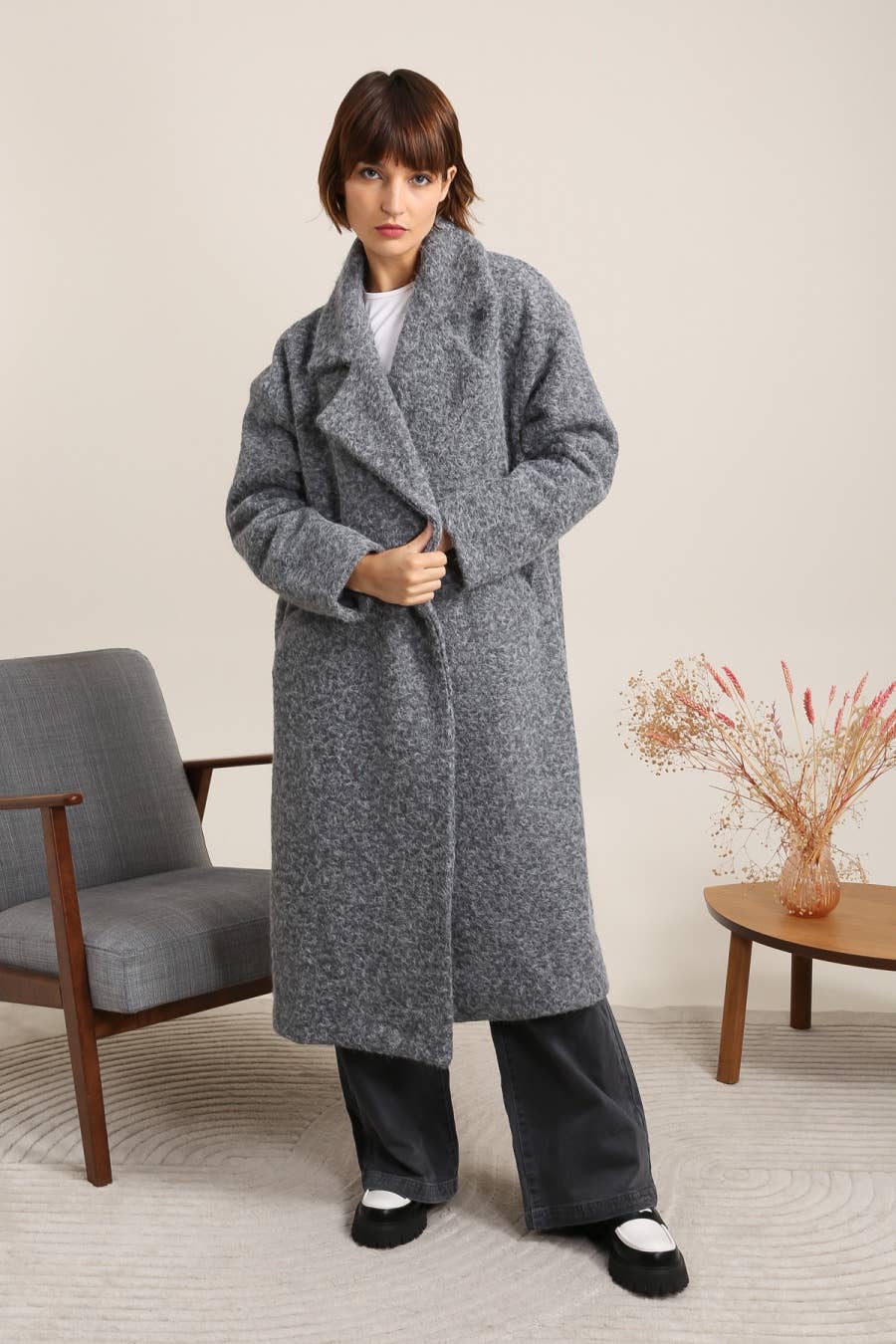 50706A COATS FALL WINTER CLOTHING : FUXIA