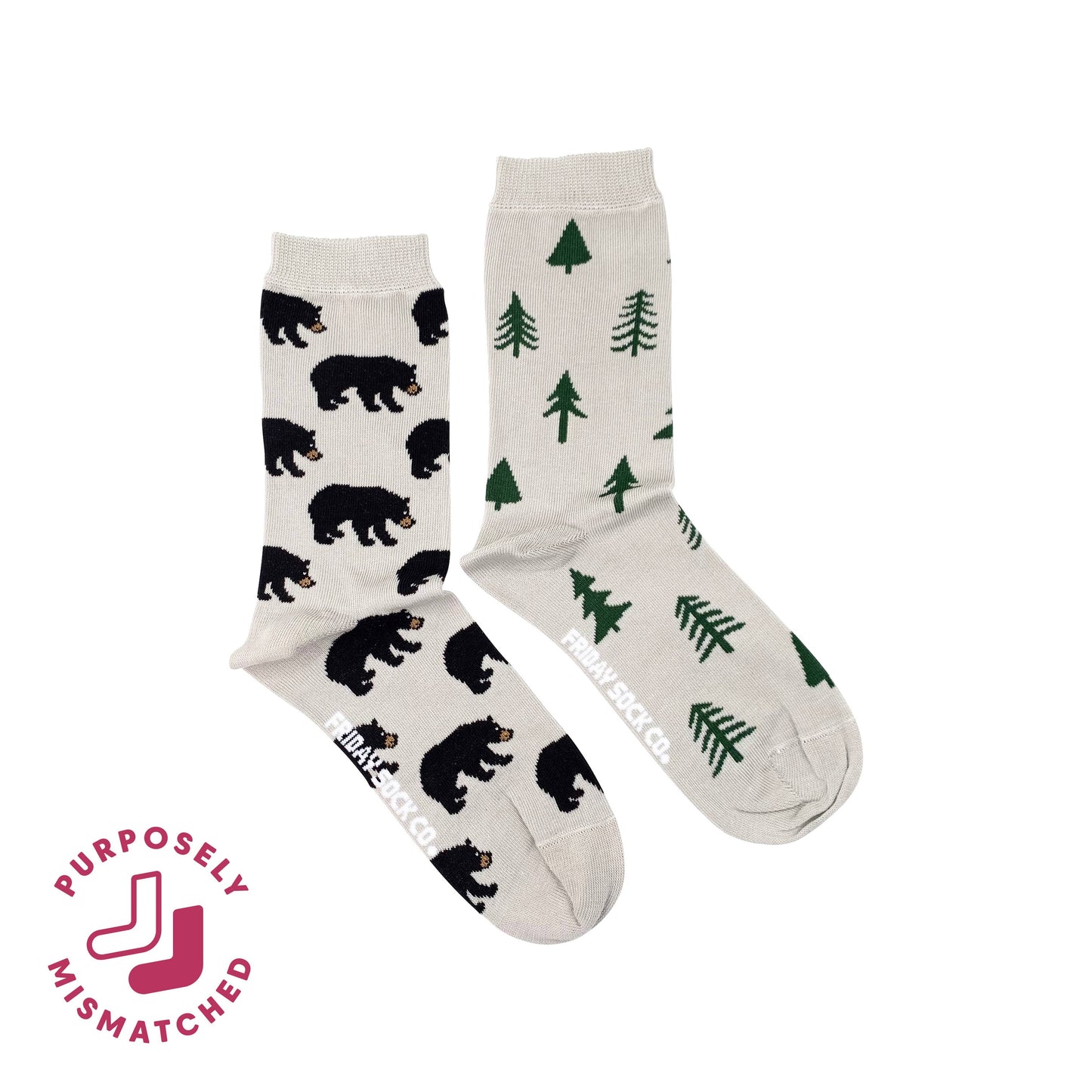 Women’s Women's Bear & Tree Socks: Women’s 5 – 10