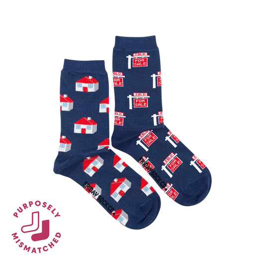 Women's Real Estate Socks: Women’s 5 – 10