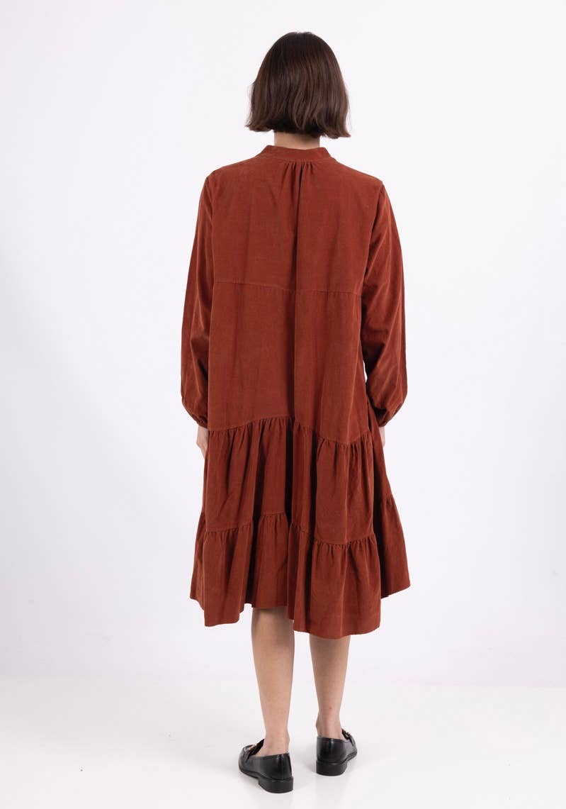 2089 VELVET TUNIC: Dark Brown