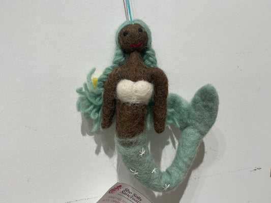 Blue Mermaid ornament 235