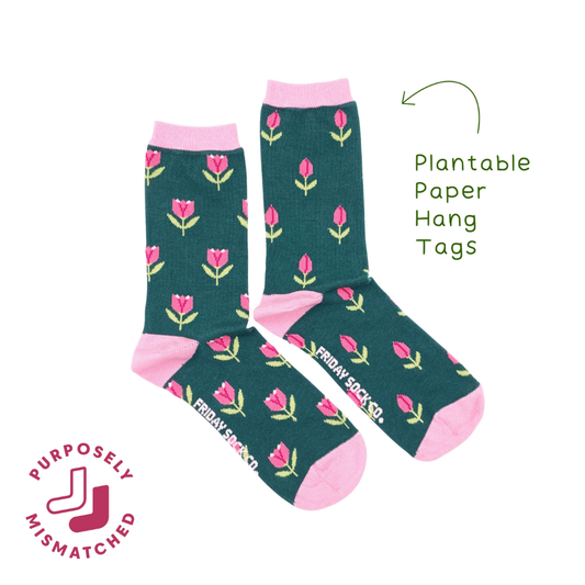 Women's Tulip Socks: Women’s 5 – 10